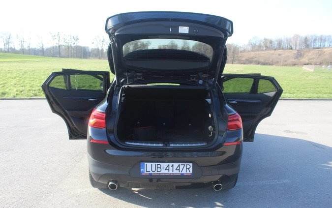 BMW X2 cena 92900 przebieg: 82000, rok produkcji 2018 z Lublin małe 301